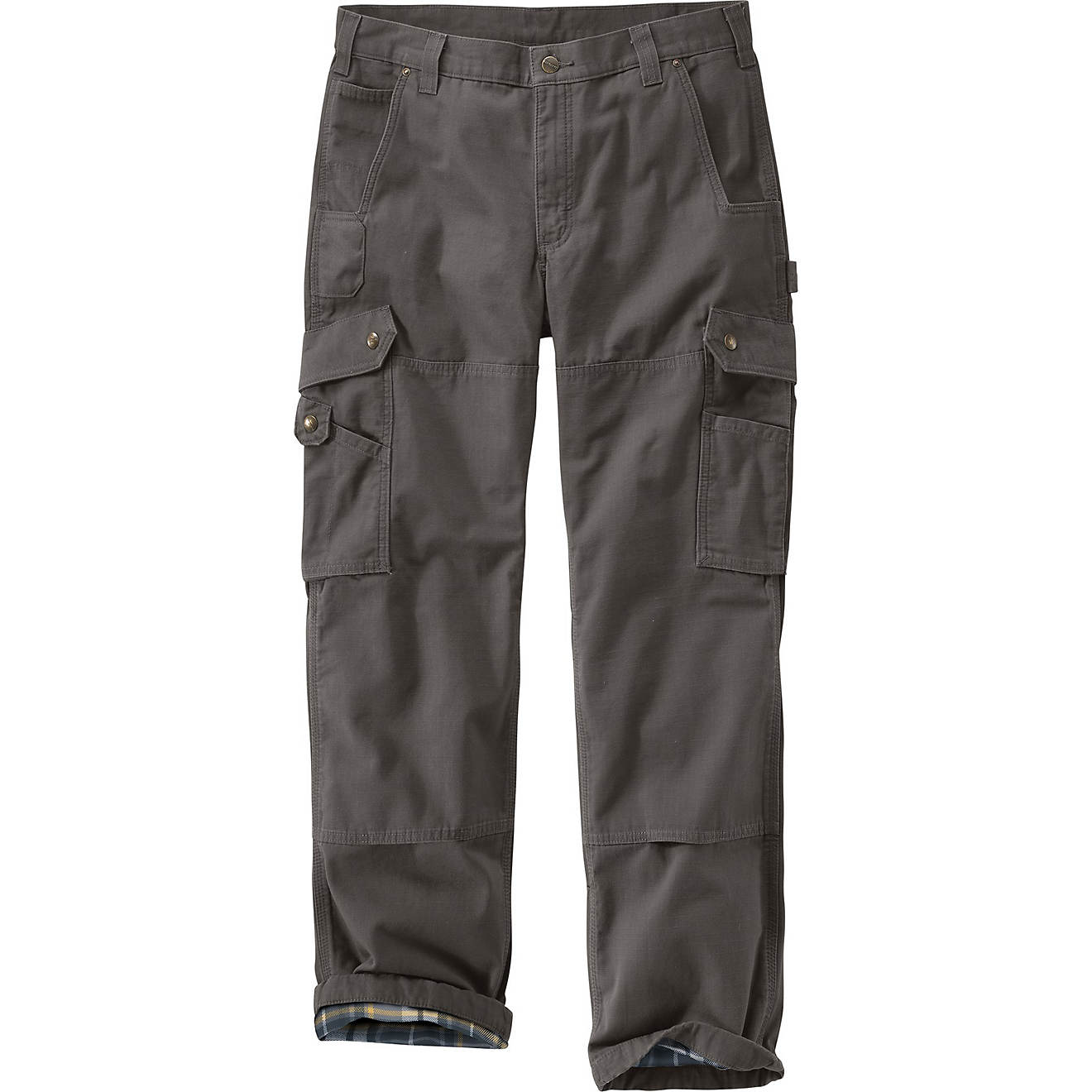Carhartt Men's Ripstop Flannel-Lined Cargo Work Pants | Academy