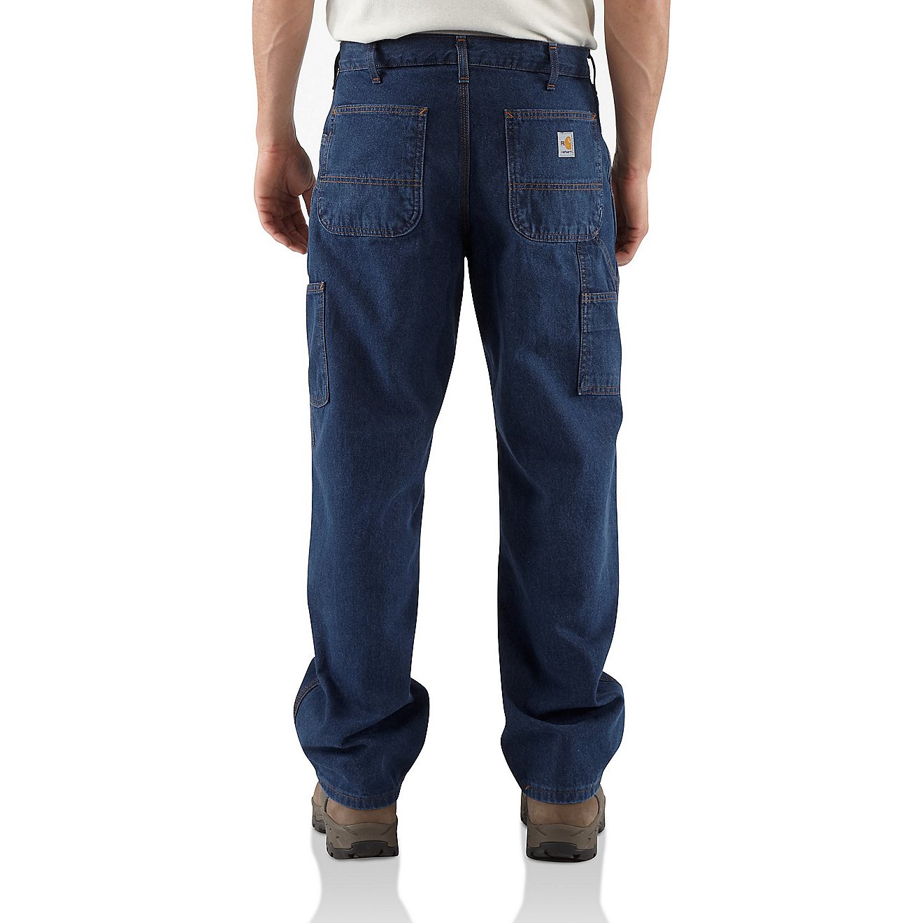 Carhartt Men's Flame-Resistant Denim Dungaree Jeans                                                                              - view number 2