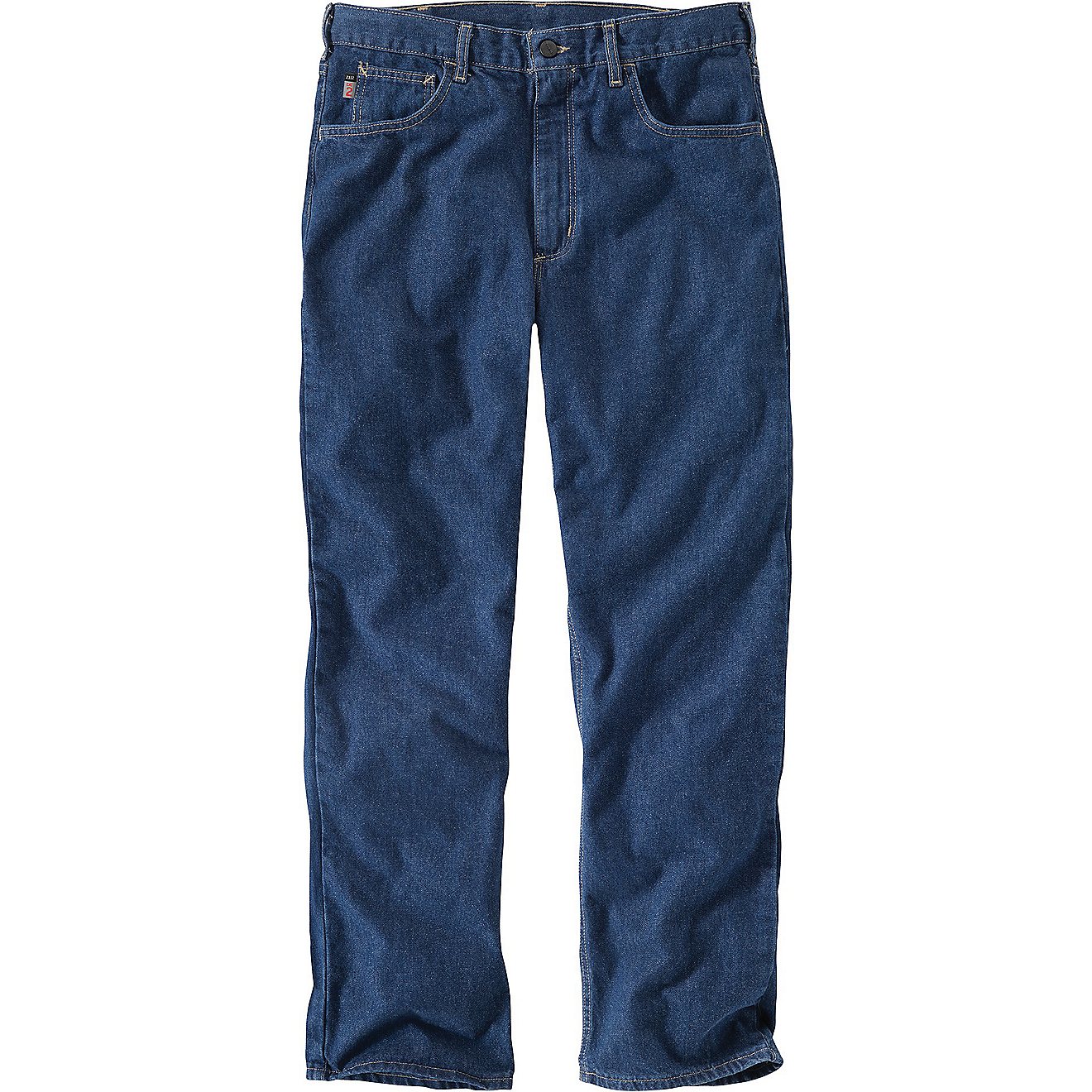 Carhartt Men's Flame-Resistant Straight Leg Relaxed Fit Jeans                                                                    - view number 3