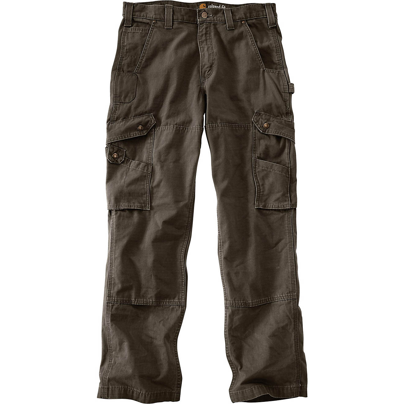 Carhartt Men's Cotton Ripstop Relaxed Fit Double-Front Cargo Work Pants ...