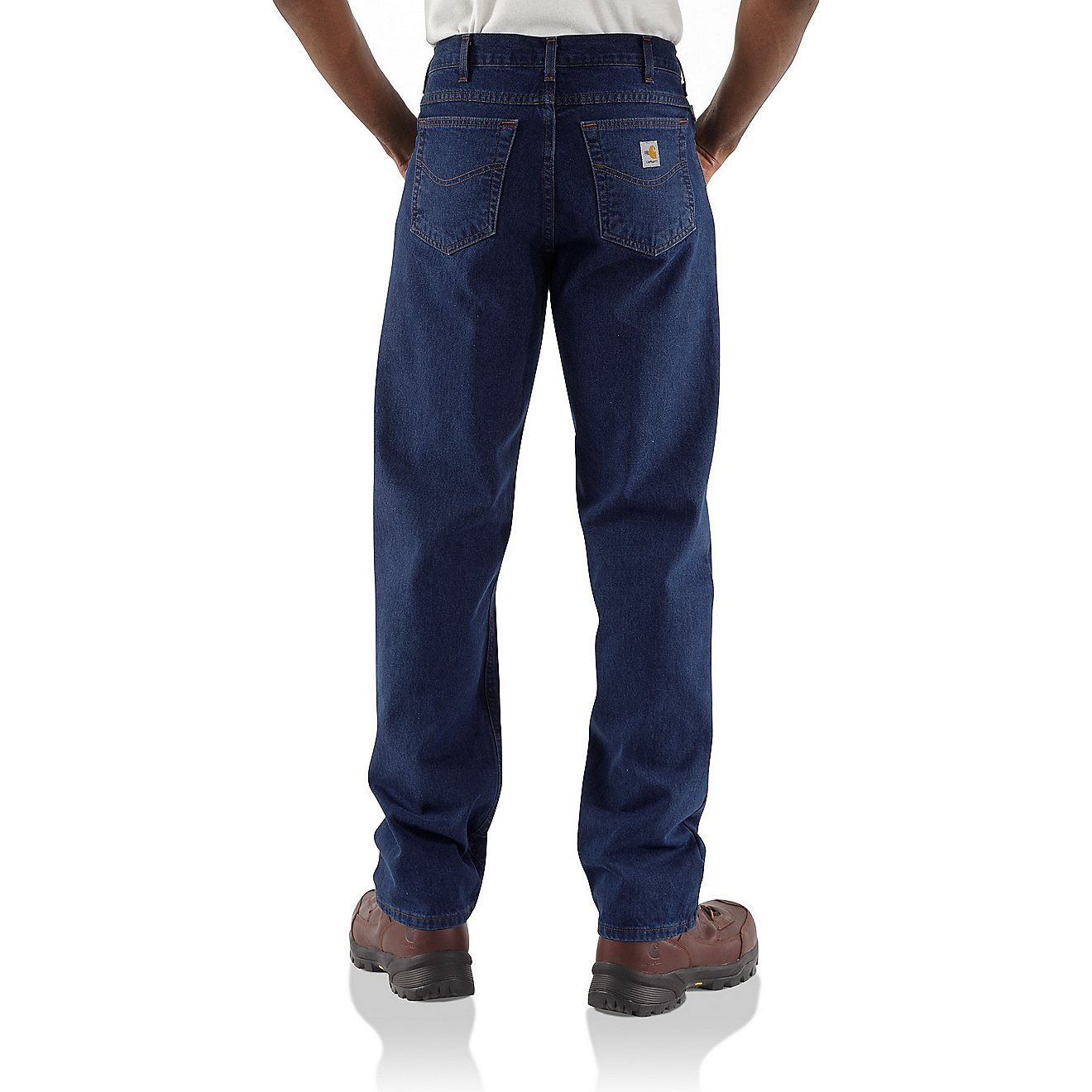 Carhartt Men's Flame-Resistant Straight Leg Relaxed Fit Jeans                                                                    - view number 2