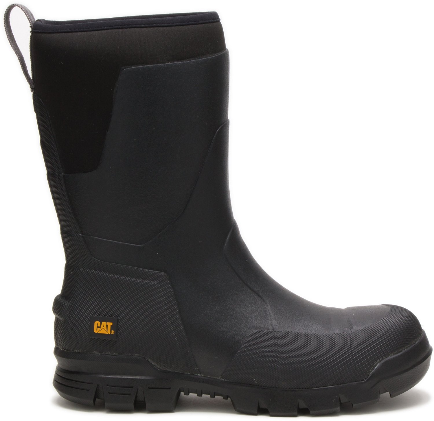 Cat Footwear Men's Stormers EH ER Steel Toe Rubber Wellington Work ...