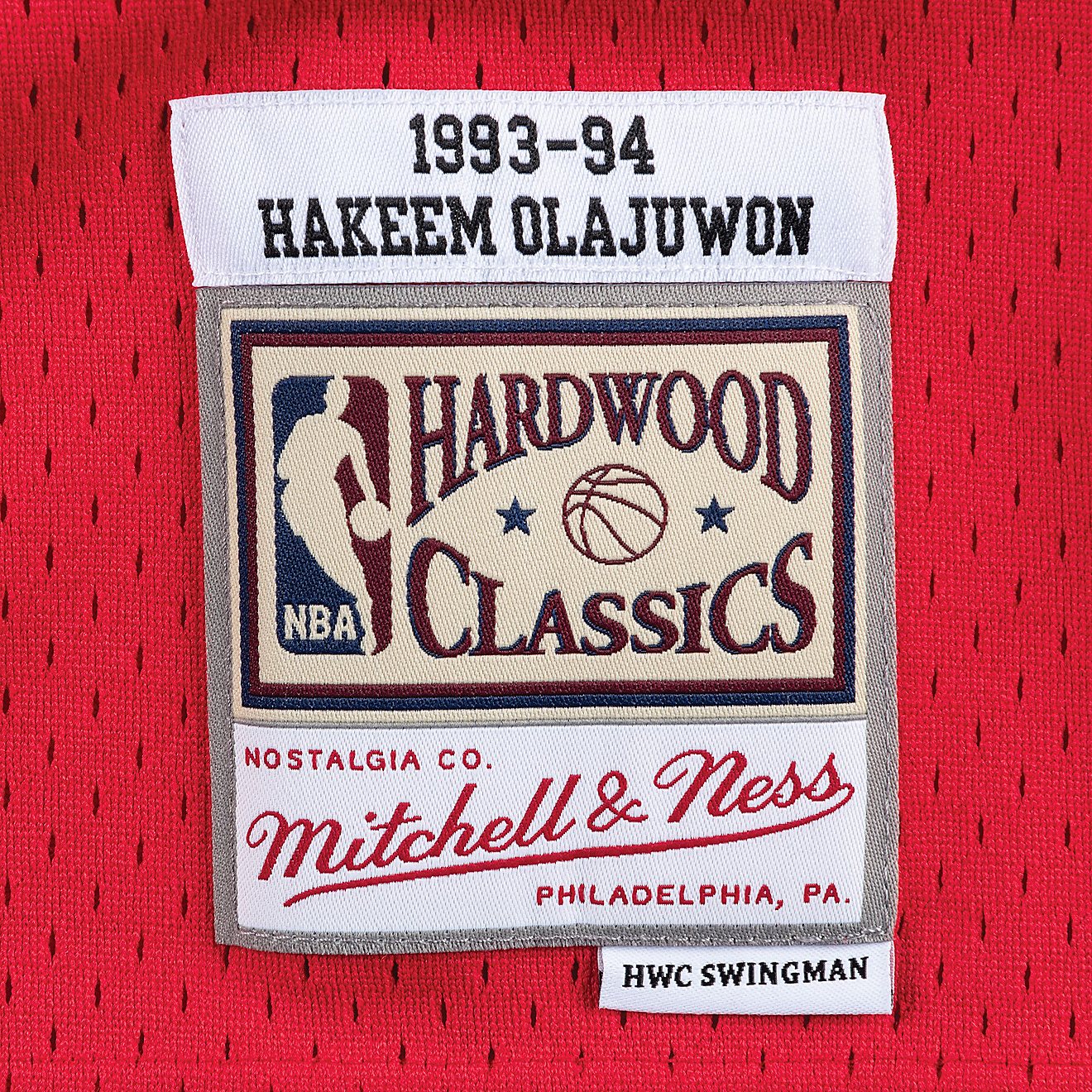 Mitchell & Ness Men's Houston Rockets Hakeem Swingman Jersey                                                                     - view number 3