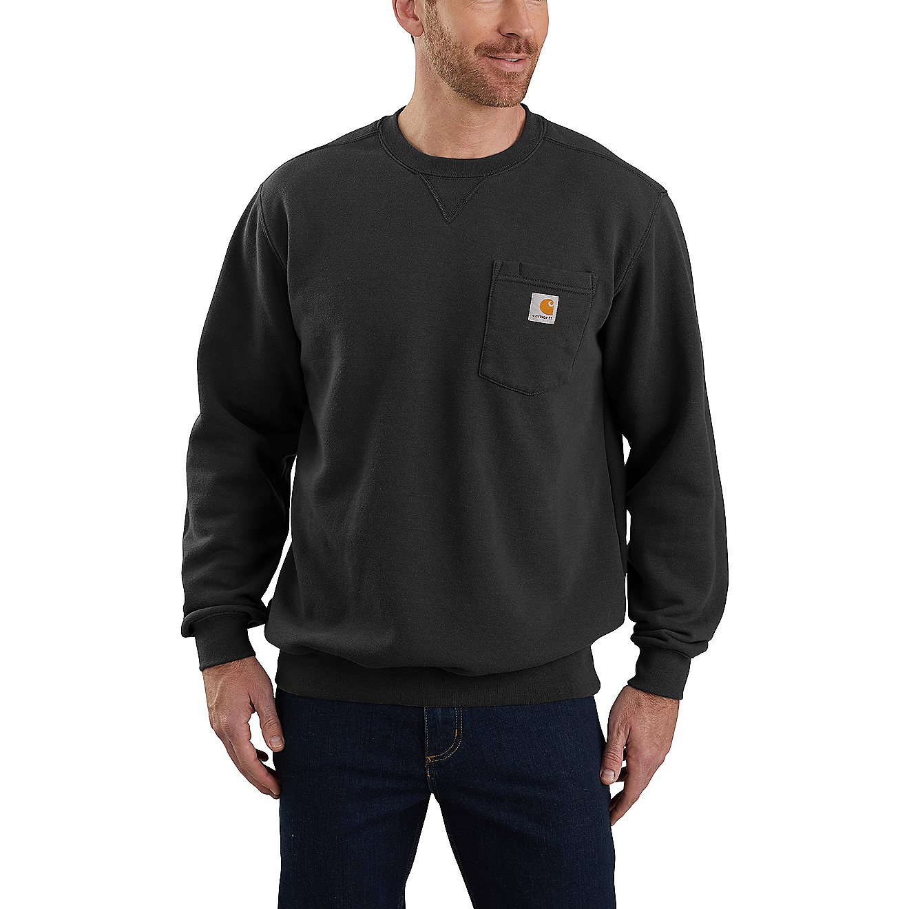 Carhartt Men's Crew Neck Pocket Sweatshirt                                                                                       - view number 1