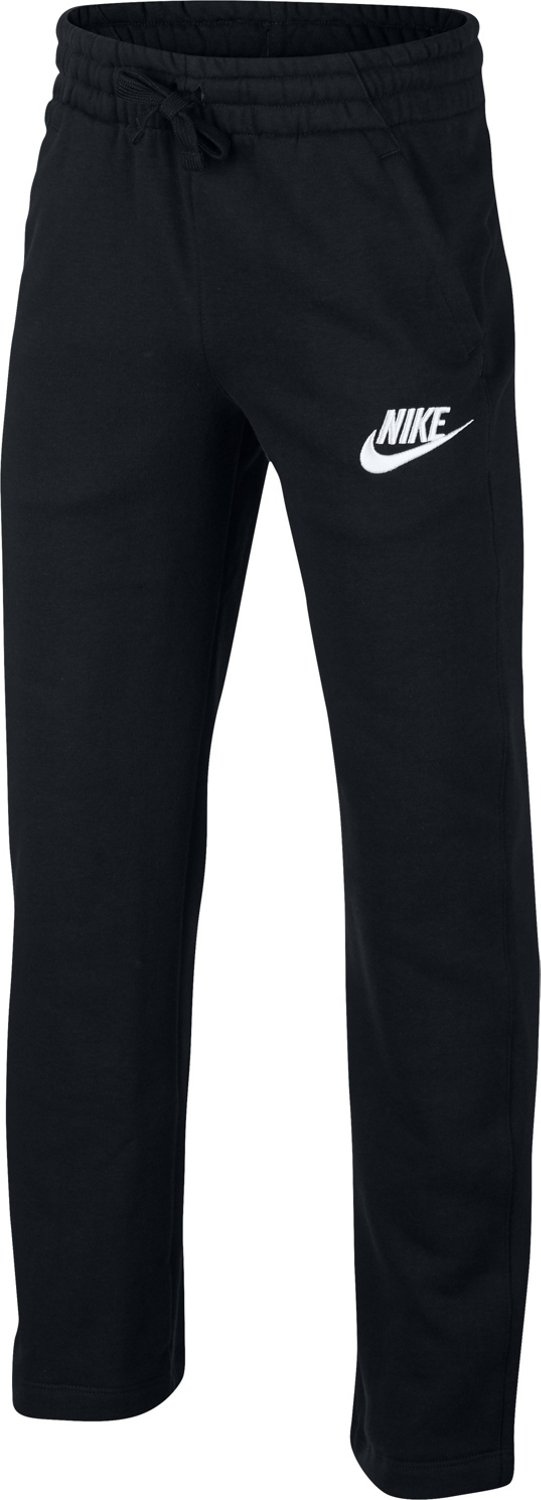 nike club fleece pants black