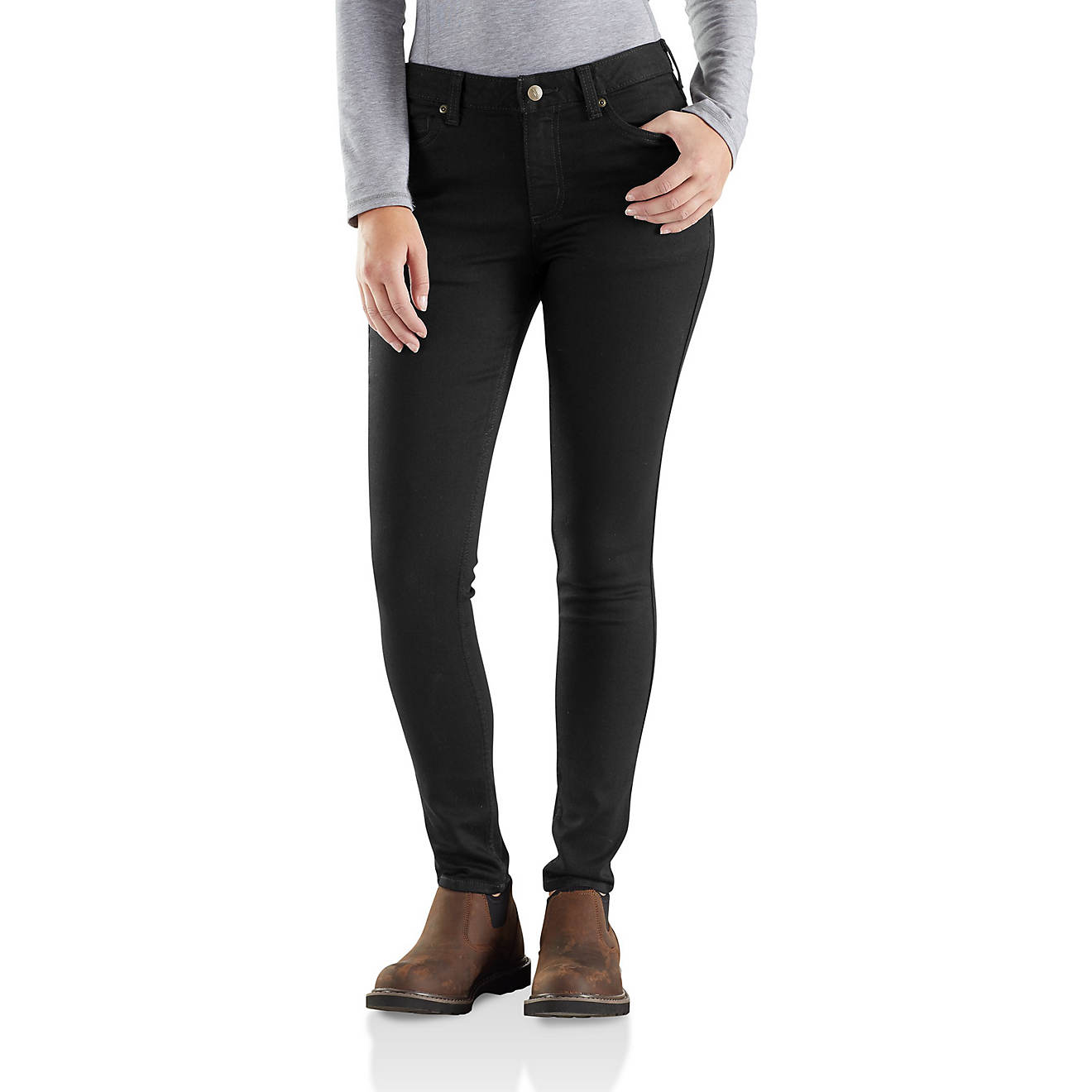Carhartt Women's Layton Slim-Fit Skinny Leg Jeans                                                                                - view number 1