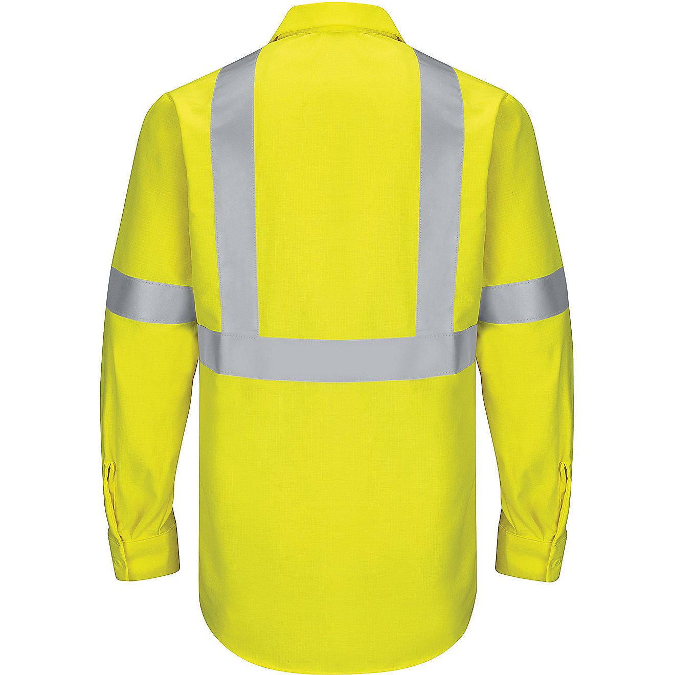 Red Kap Men's Hi-Visibility Ripstop Type R Class 3 Long Sleeve Work Shirt                                                        - view number 2