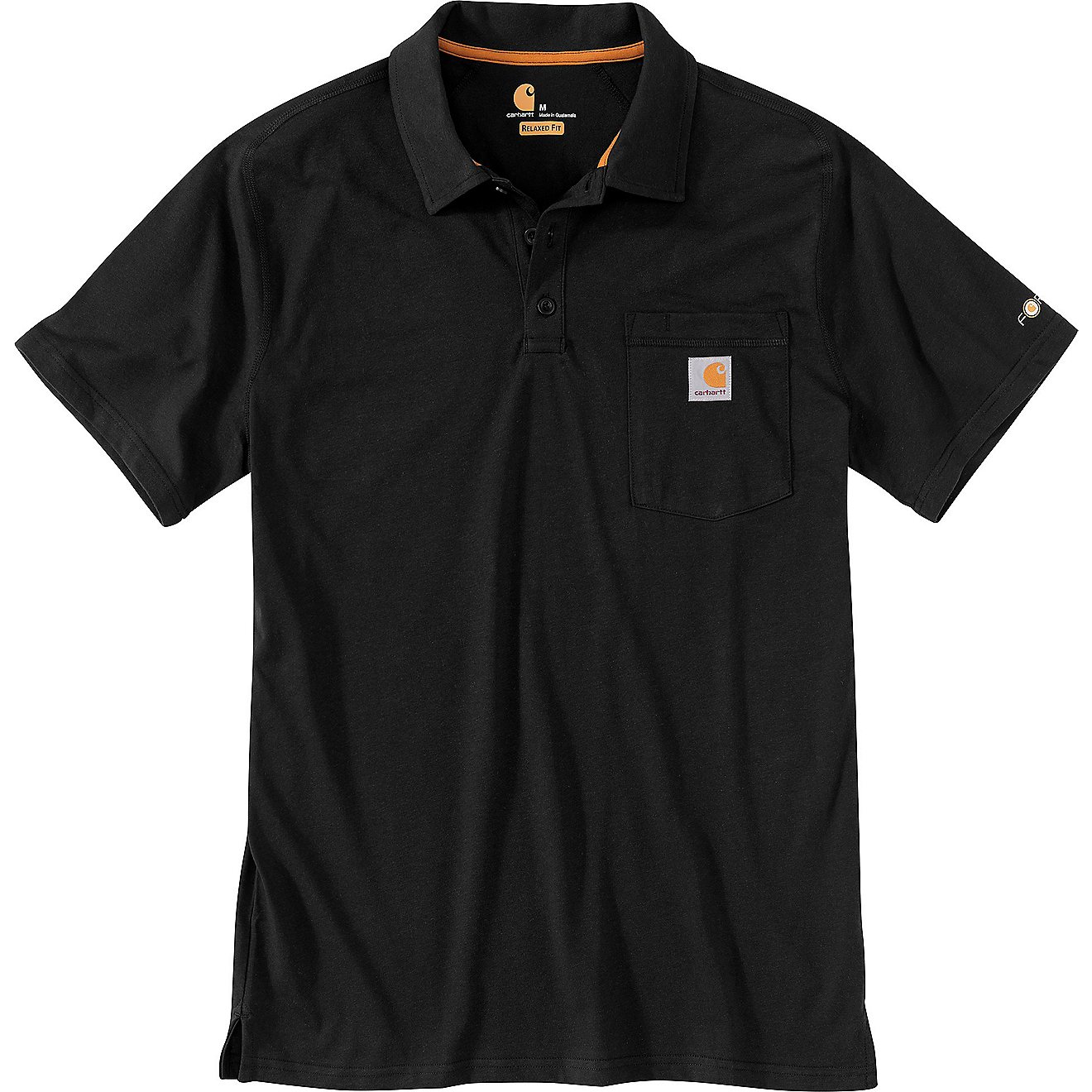 Carhartt Men's Force Cotton Delmont Pocket Polo Shirt                                                                            - view number 2