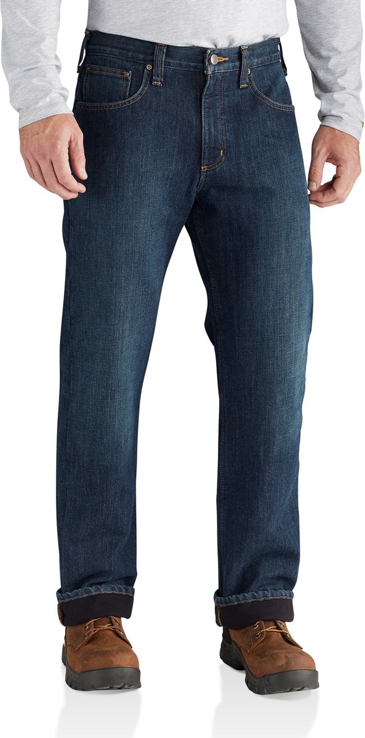 carhartt men's fleece lined jeans
