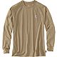 Carhartt Men's Force Flame-Resistant Cotton Long Sleeve T-shirt                                                                  - view number 2 image