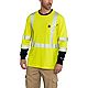 Carhartt Men's Force Flame-Resistant Class 3 High-Vis Long Sleeve T-shirt                                                        - view number 1 image