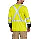 Carhartt Men's Force Flame-Resistant Class 3 High-Vis Long Sleeve T-shirt                                                        - view number 2 image