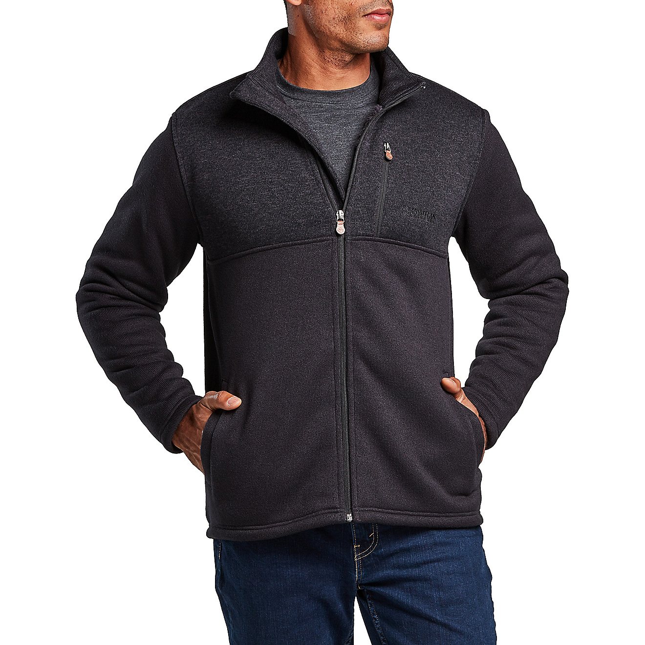 Magellan Outdoors Men's Sweater Fleece Jacket                                                                                    - view number 1