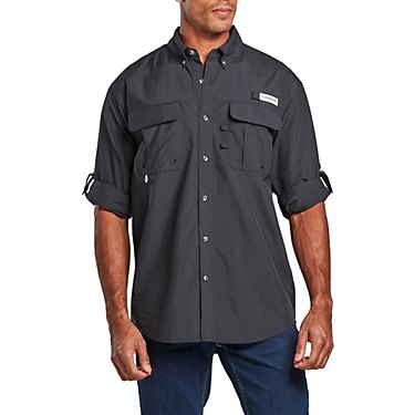 Magellan Outdoors Men's Laguna Madre Solid Long Sleeve Fishing Shirt