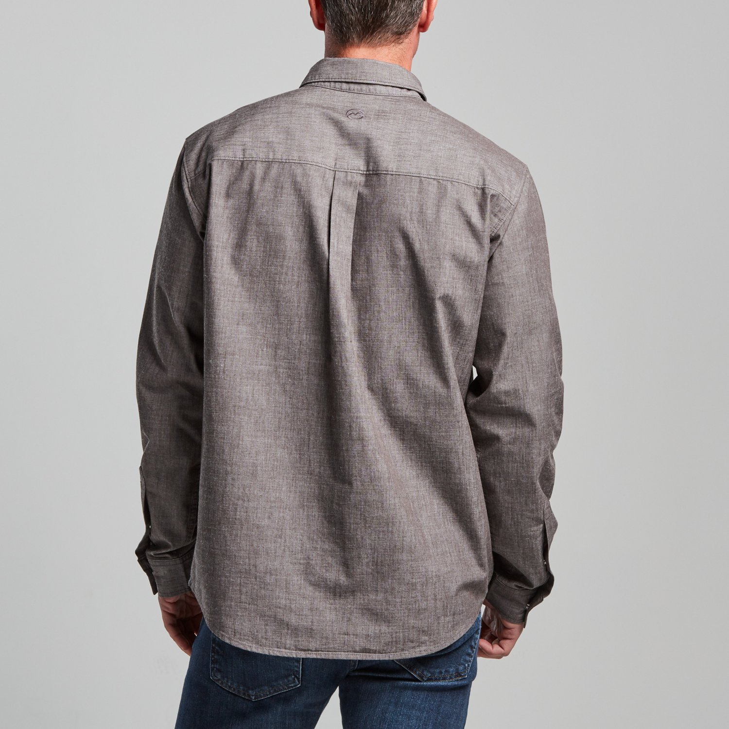 Magellan Outdoors Men's Pecos Ridge Crosshatch Long Sleeve Shirt | Academy