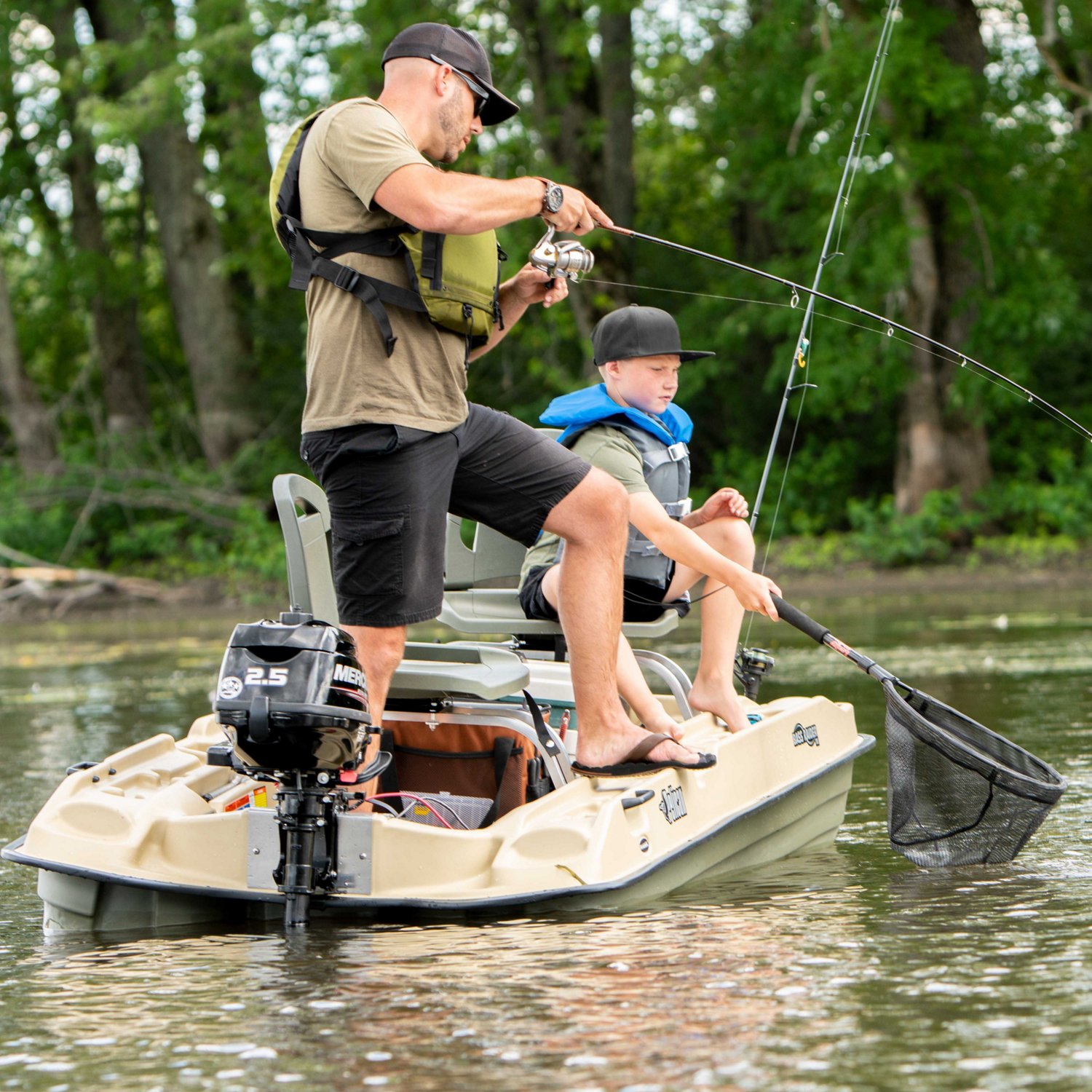 Pelican Bass Raider 10E 10'2" Pontoon Boat Academy