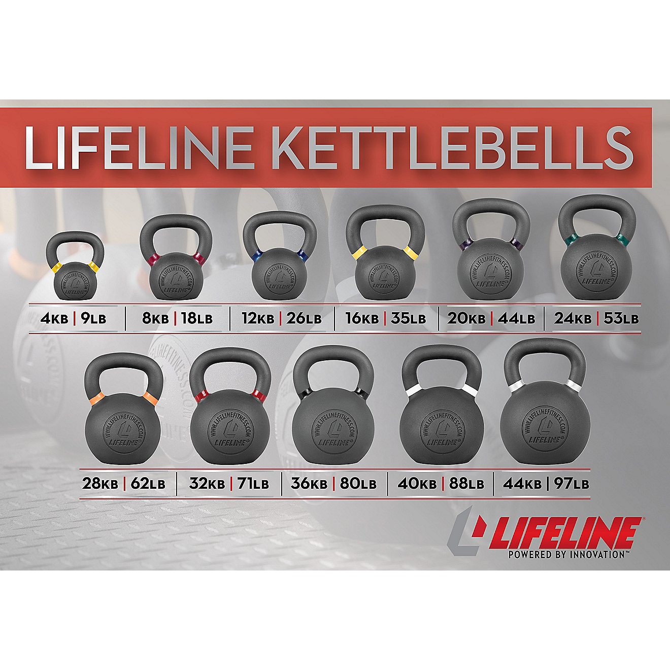 Lifeline 26 lb Kettlebell                                                                                                        - view number 6