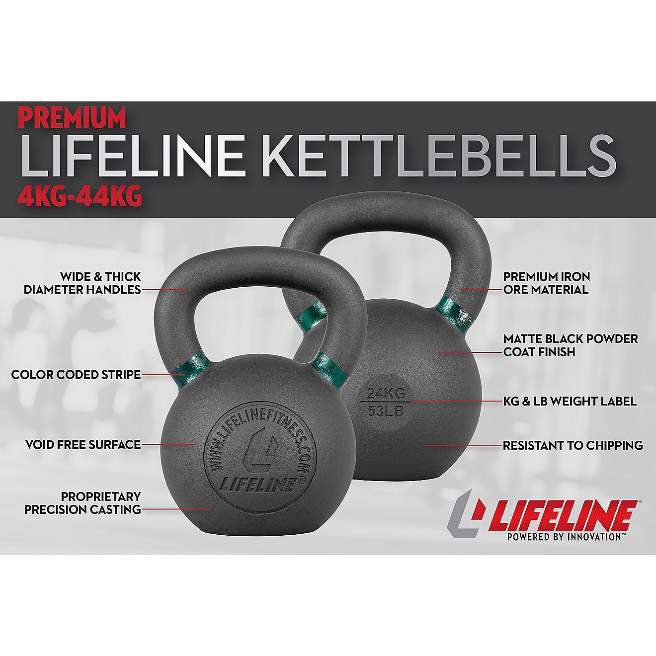 Lifeline 53 lb Kettlebell                                                                                                        - view number 5