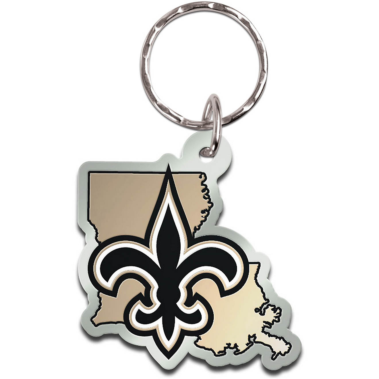 WinCraft New Orleans Saints Key Chain                                                                                            - view number 1