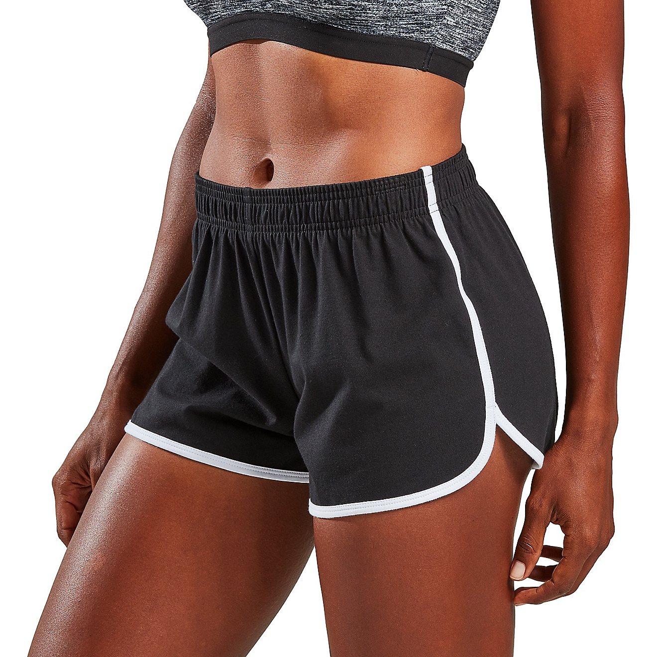BCG Women's Athletic Dolphin Hem Knit Shorts                                                                                     - view number 1