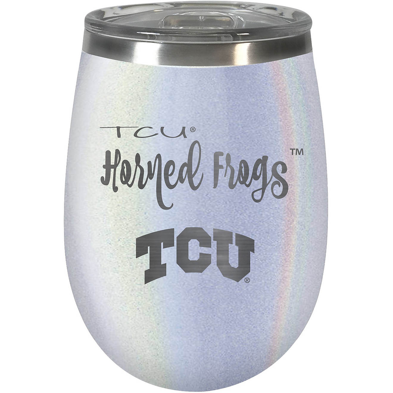 Great American Products Texas Christian University The Opal Vacuum Insulated 12 oz Wine Tumbler                                  - view number 1