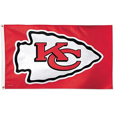 WinCraft Kansas City Chiefs 3 ft x 5 ft Deluxe Flag                                                                             