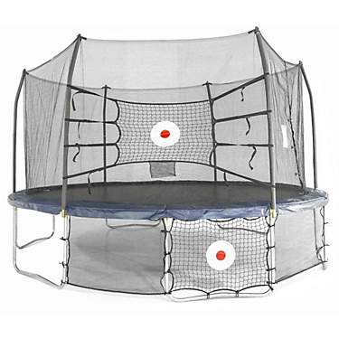 Skywalker Trampolines 15 ft Oval Trampoline with Kickback, Bounce and Navy Spring Pad                                           