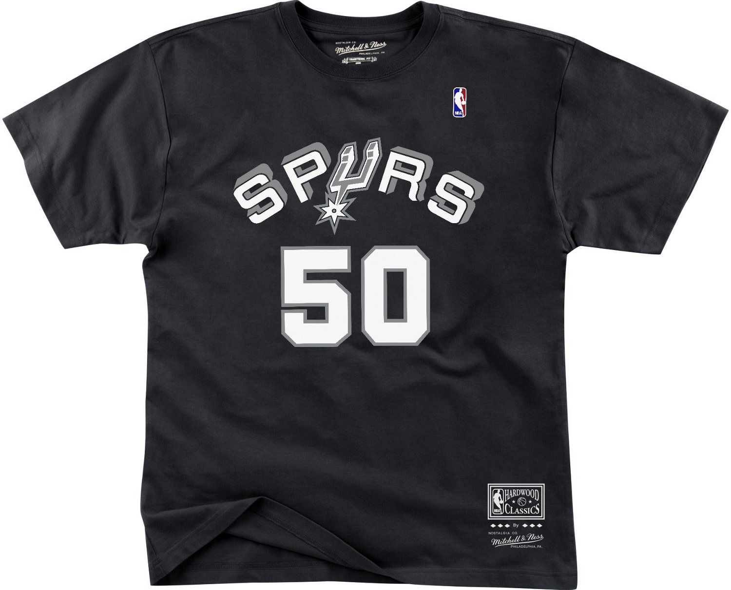 Mitchell & Ness Men's San Antonio Spurs Robinson Name and Number T ...