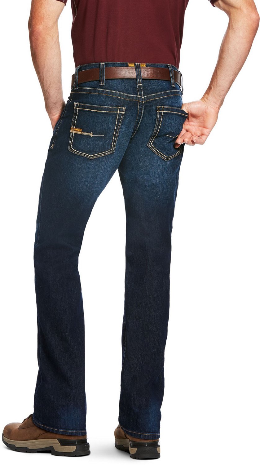 Ariat Men's Rebar M4 Low-Rise DuraStretch Edge Boot Cut Jeans | Academy