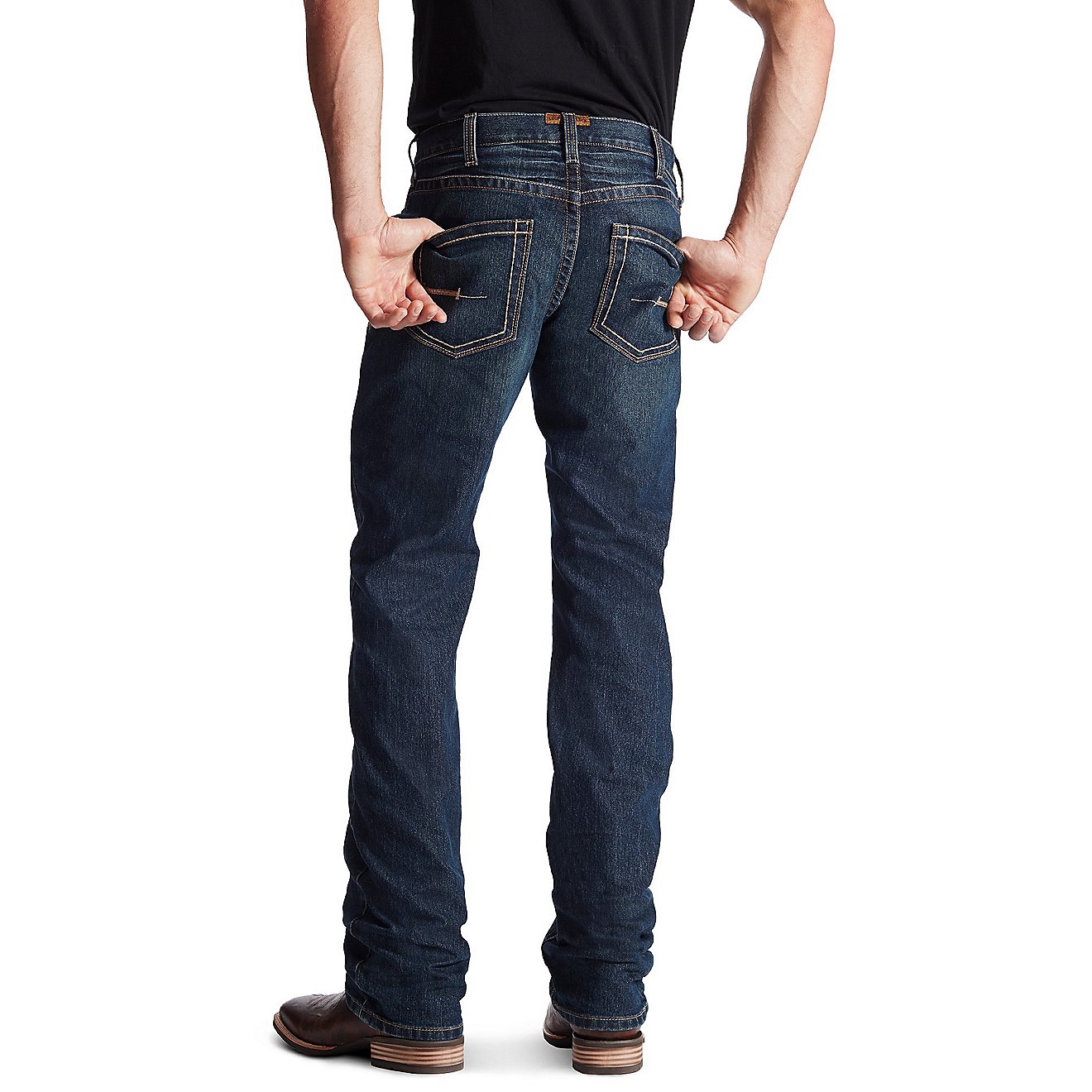 Ariat Men's Rebar M5 Slim DuraStretch Edge Stackable Straight Leg Jeans                                                          - view number 2