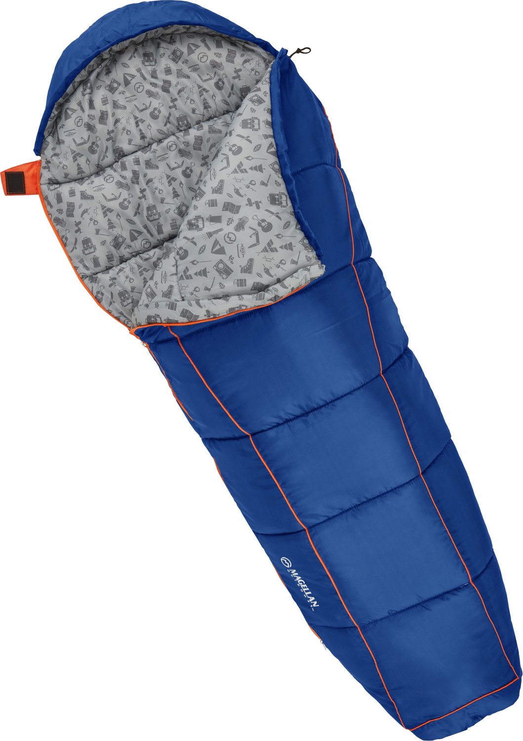 Magellan Outdoors Kids' 50 Degrees F Mummy Sleeping Bag                                                                         