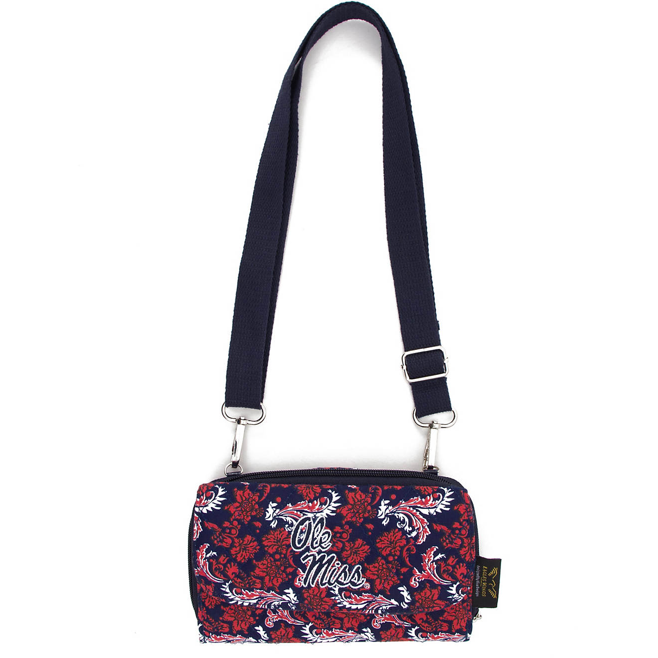 Eagles Wings Women's University of Mississippi Bloom Cross-Body Wallet                                                           - view number 1