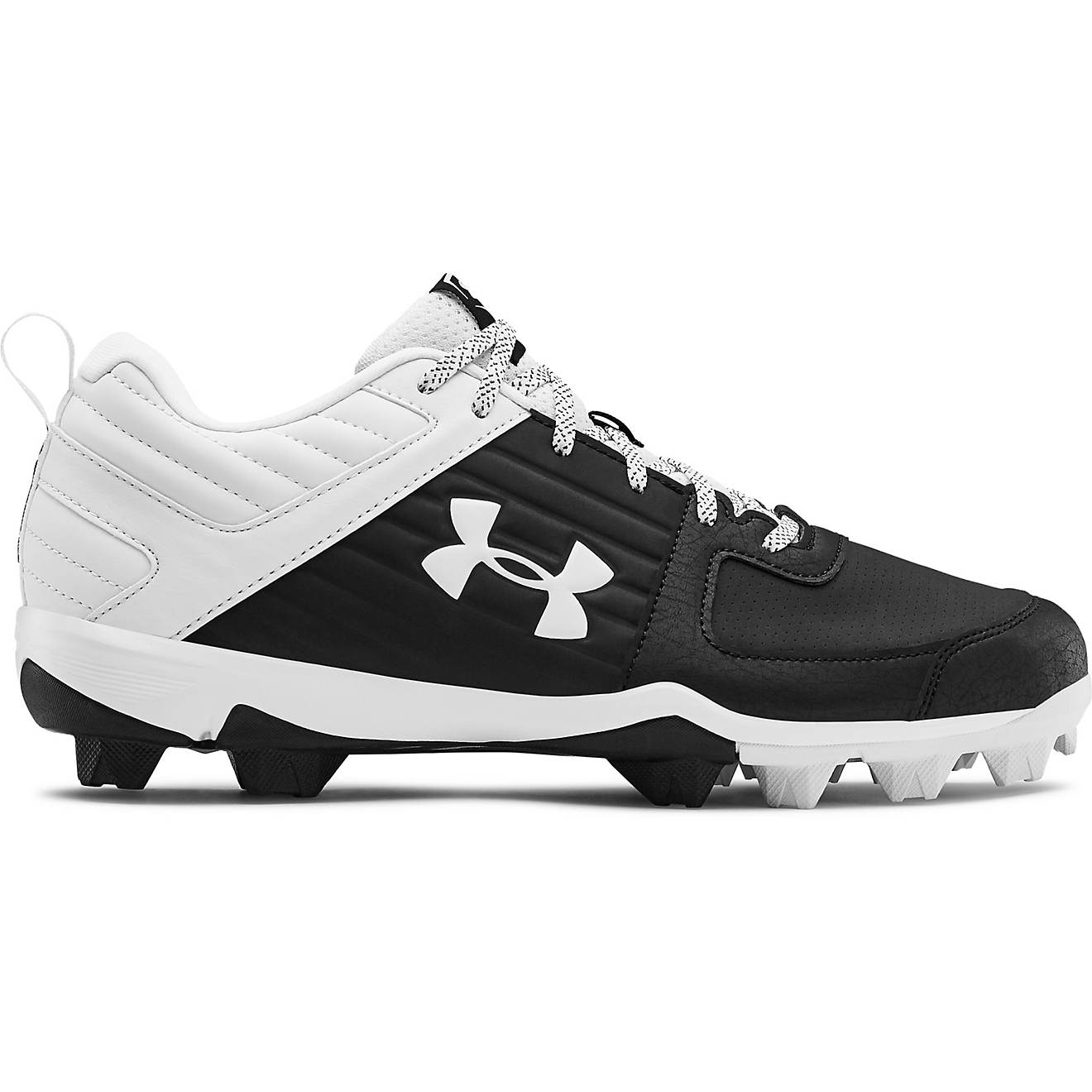 NWOB Under Armour Men's Leadoff Low RM Molded Baseball Cleats White/Black 10 11