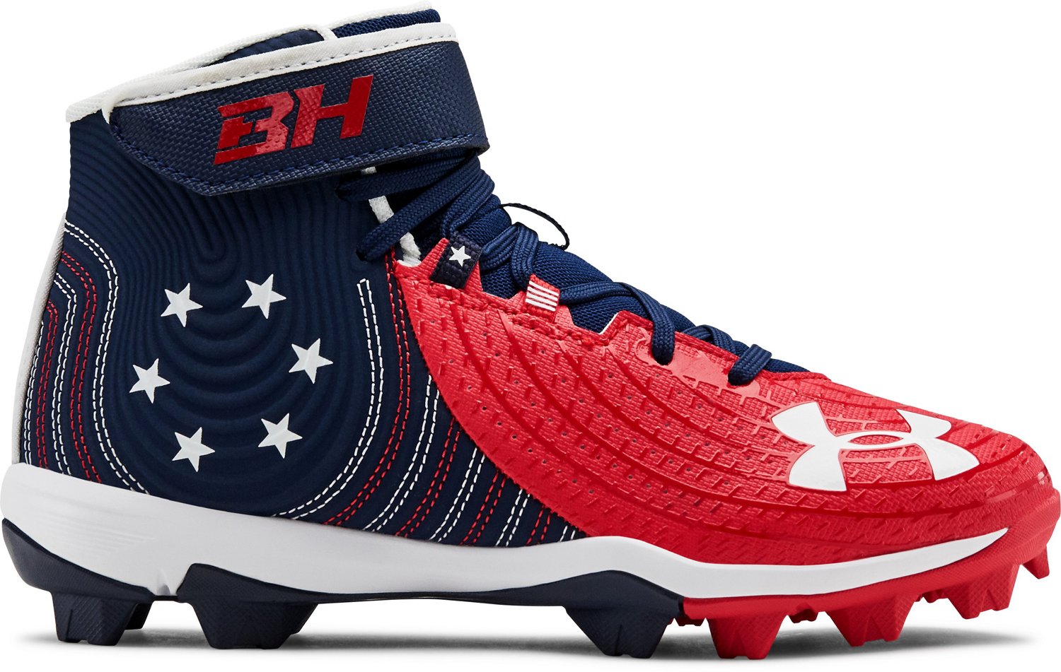 Black YOUTH 4.5 5.5 6 BASEBALL CLEATS SHOES Details about  / New UNDER ARMOUR HARPER 3 MID RM JR