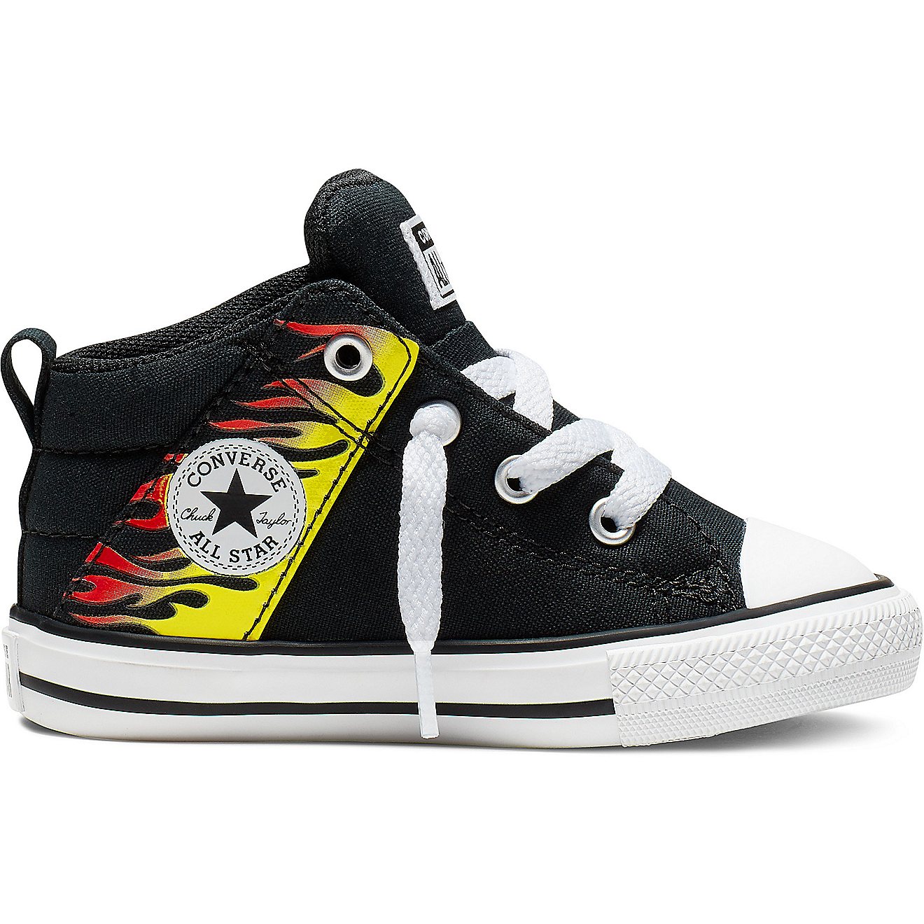 Converse Toddlers' Chuck Taylor All Star Axel Flames Mid-Top TD Shoes                                                            - view number 1
