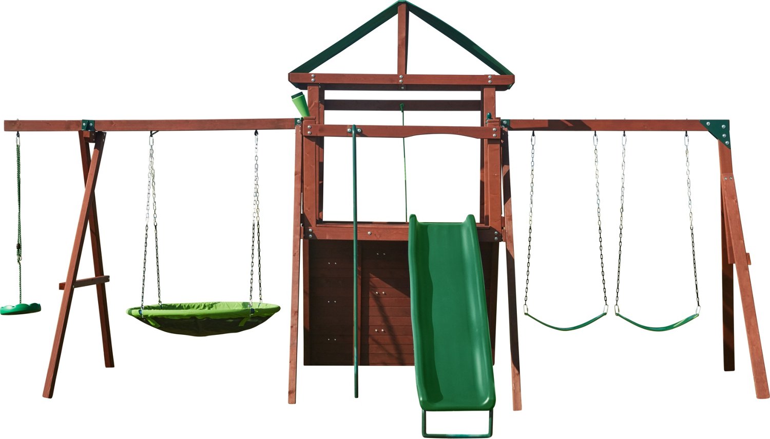 academy wooden swing sets