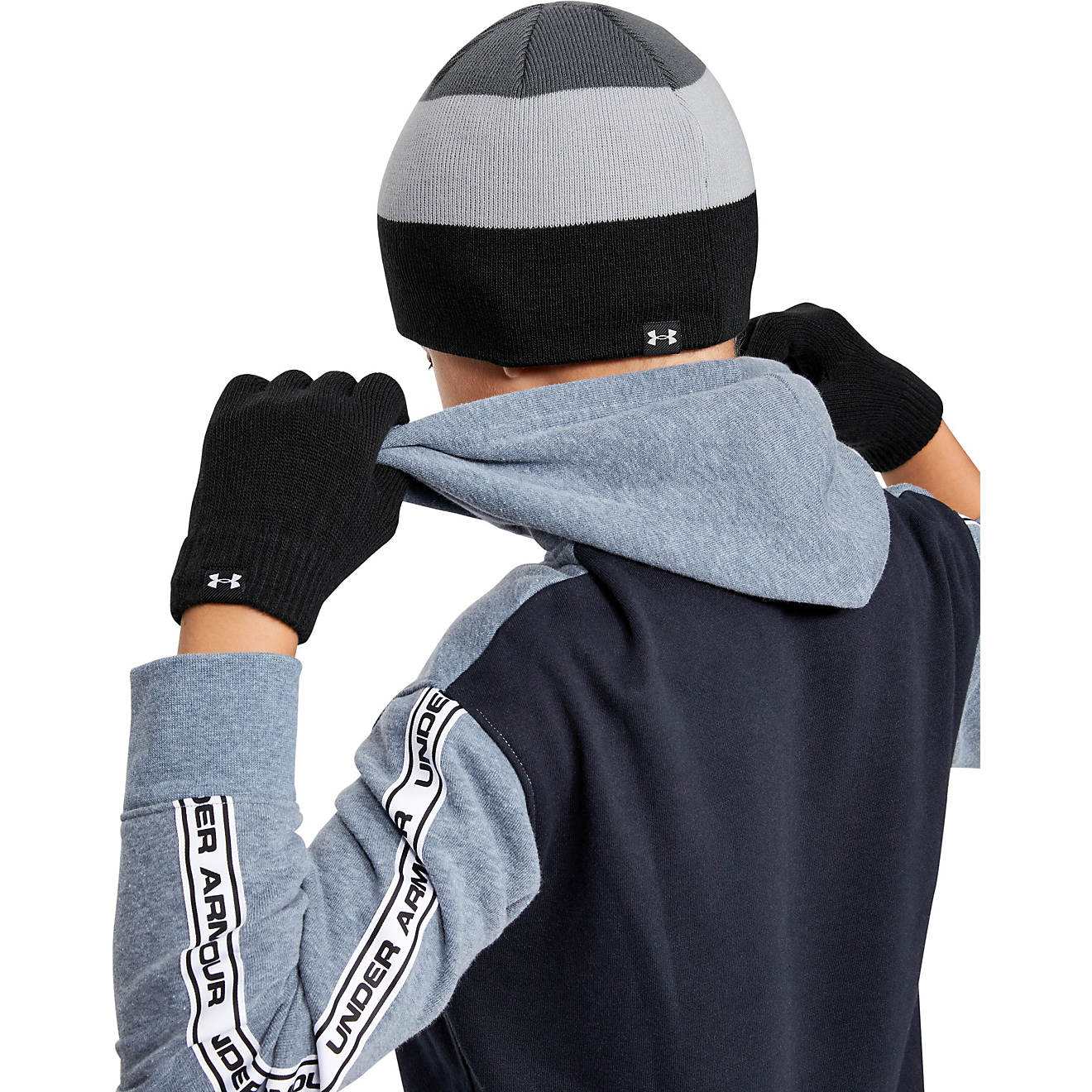 Under Armour Boys' Beanie and Glove Combo Set                                                                                    - view number 1