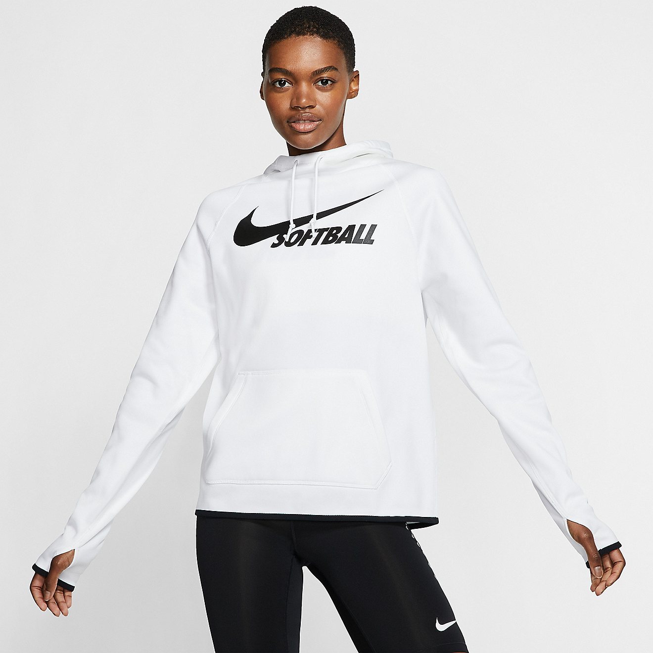 Nike Women's Therma Softball Hoodie                                                                                              - view number 1