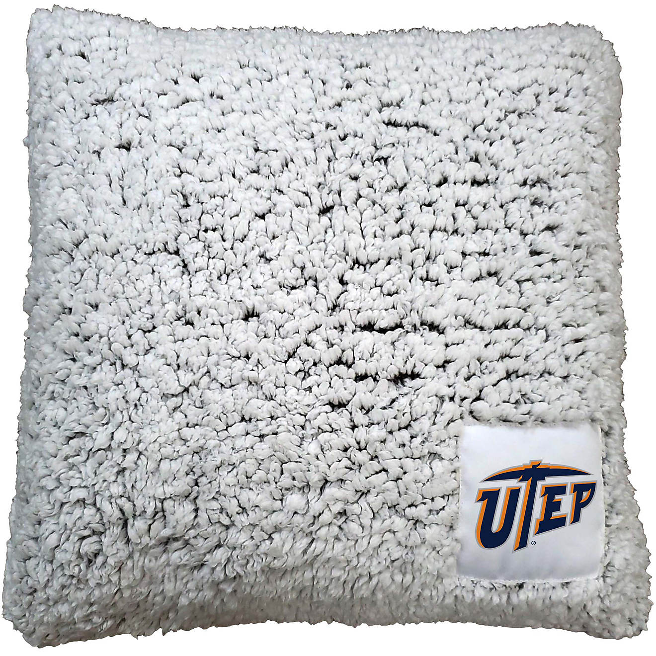 Logo University of Texas at El Paso Frosty Throw Pillow                                                                          - view number 1