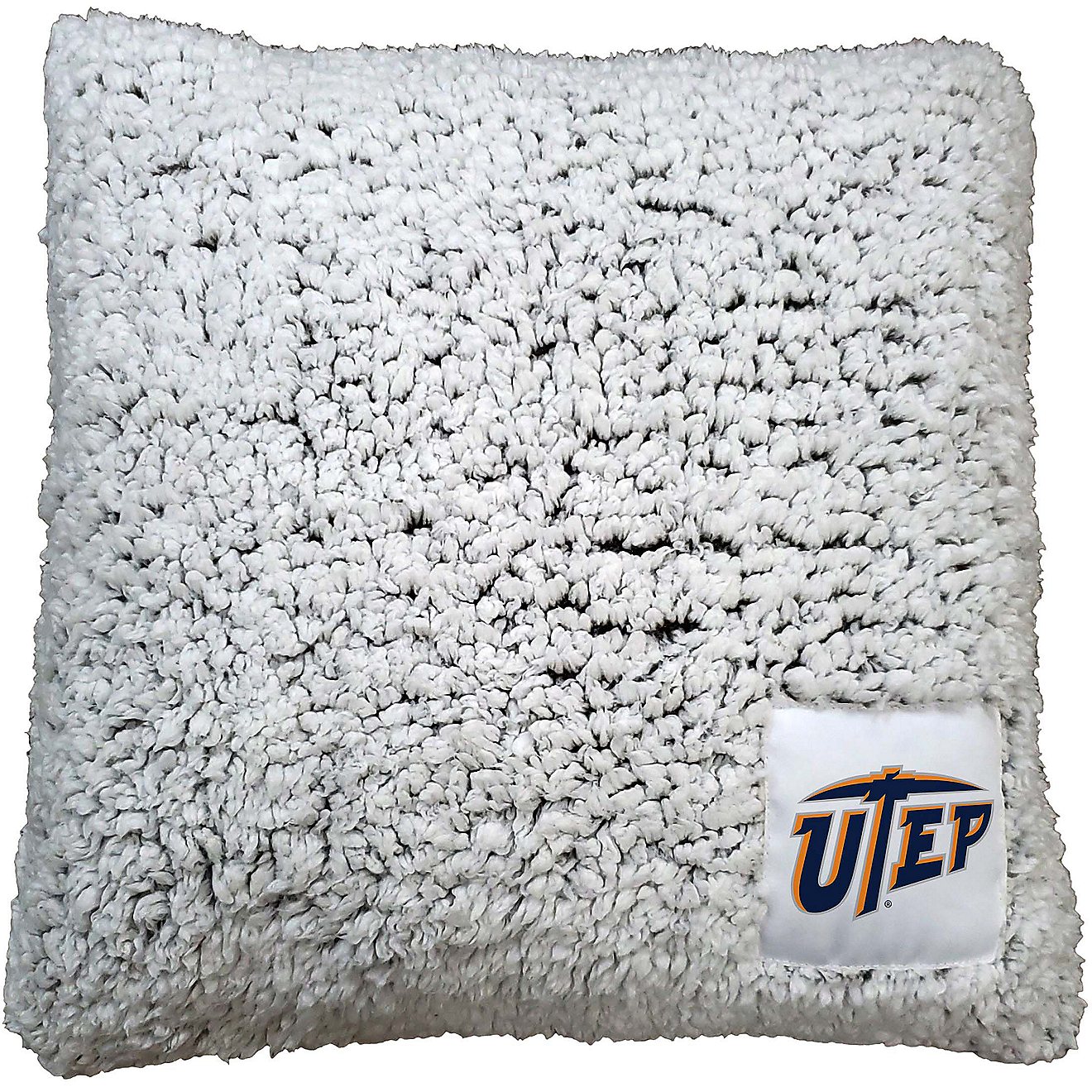 Logo University of Texas at El Paso Frosty Throw Pillow                                                                          - view number 1
