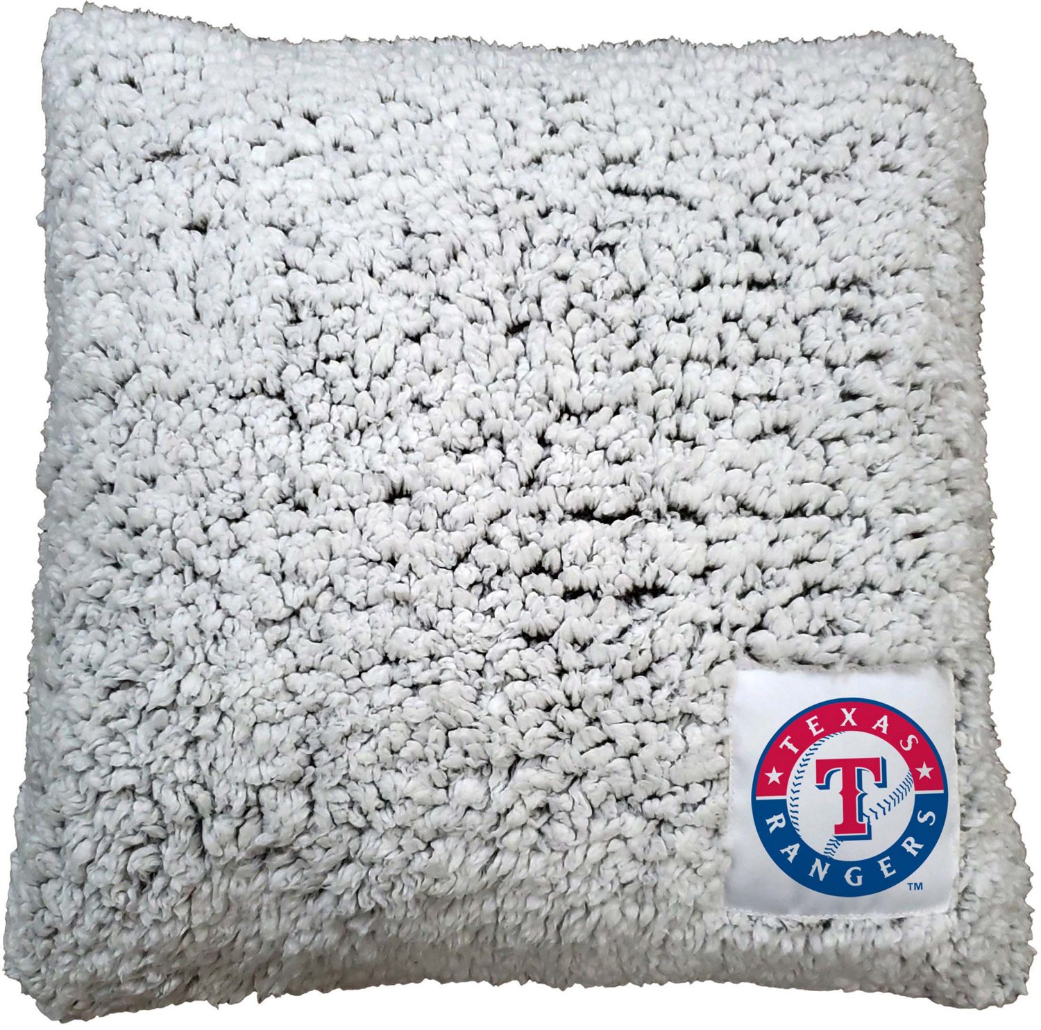 Logo Texas Rangers Frosty Throw Pillow Academy