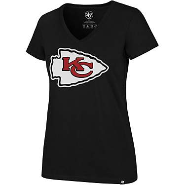 '47 Kansas City Chiefs Women's Imprint Ultra Rival V-neck T-shirt                                                               