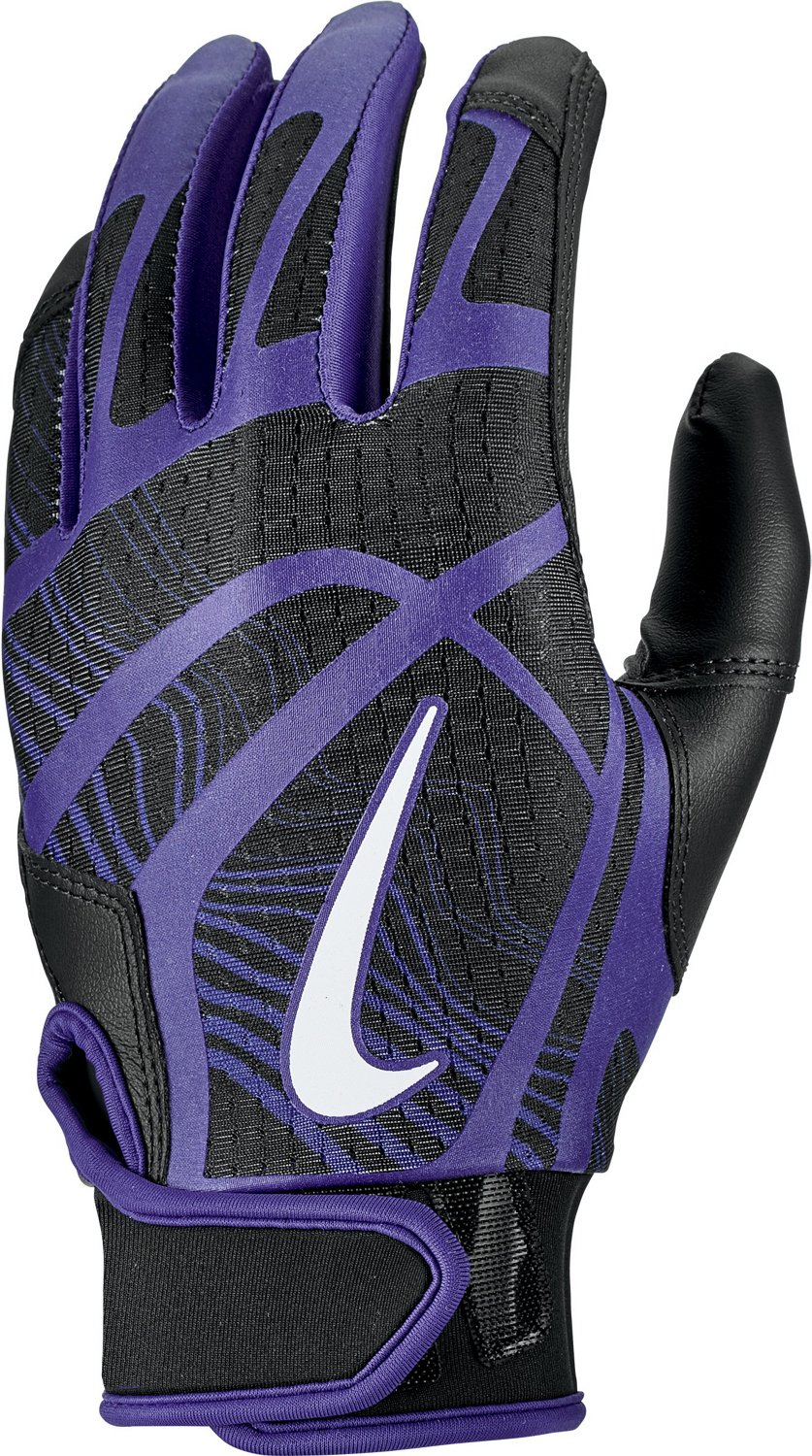 purple nike batting gloves