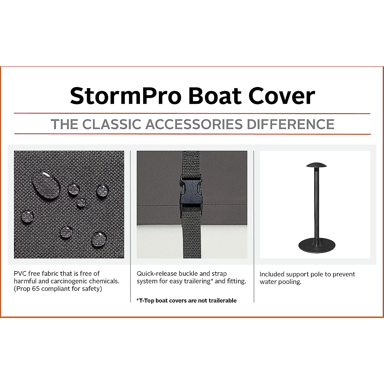 Classic Accessories StormPro Boat Cover                                                                                          - view number 3