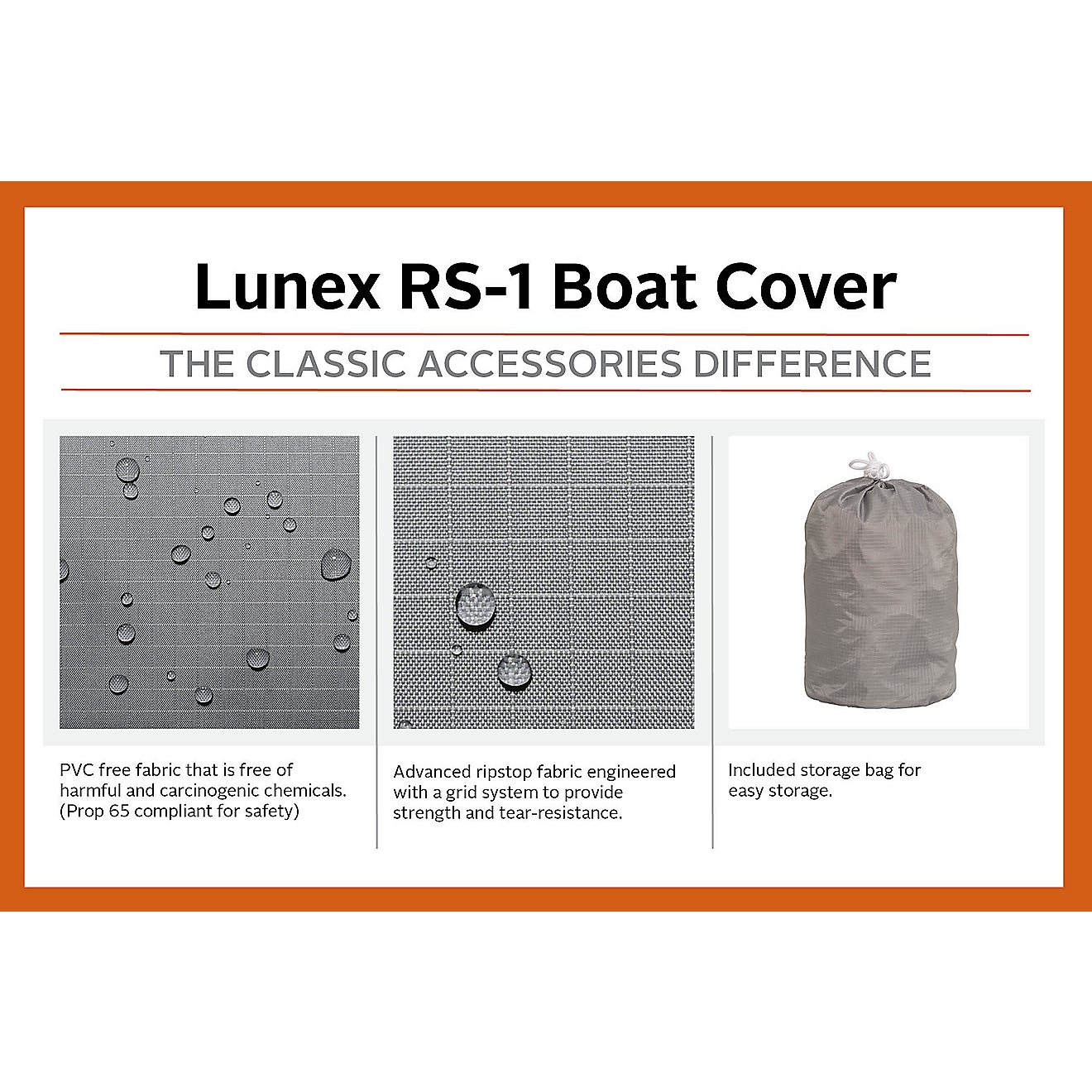 Classic Accessories Lunex RS-1 Boat Cover                                                                                        - view number 4