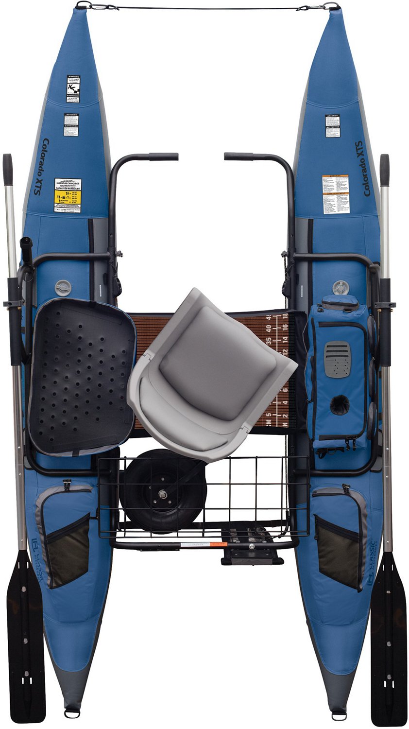 Classic Accessories Colorado XTS 9 ft Pontoon Boat with Swivel Seat