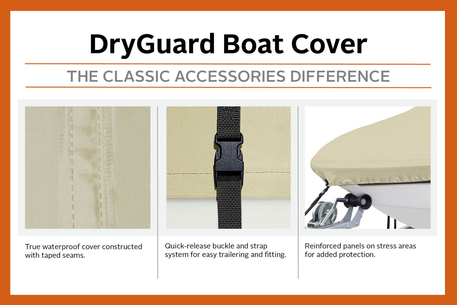 Classic Accessories DryGuard Boat Cover Academy