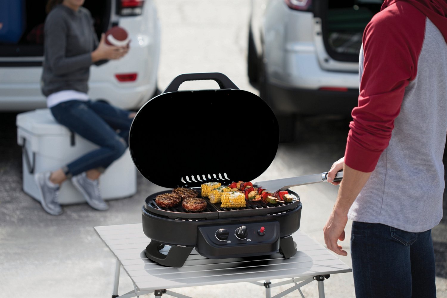 Coleman RoadTrip 225 Portable Tabletop Propane Grill Academy