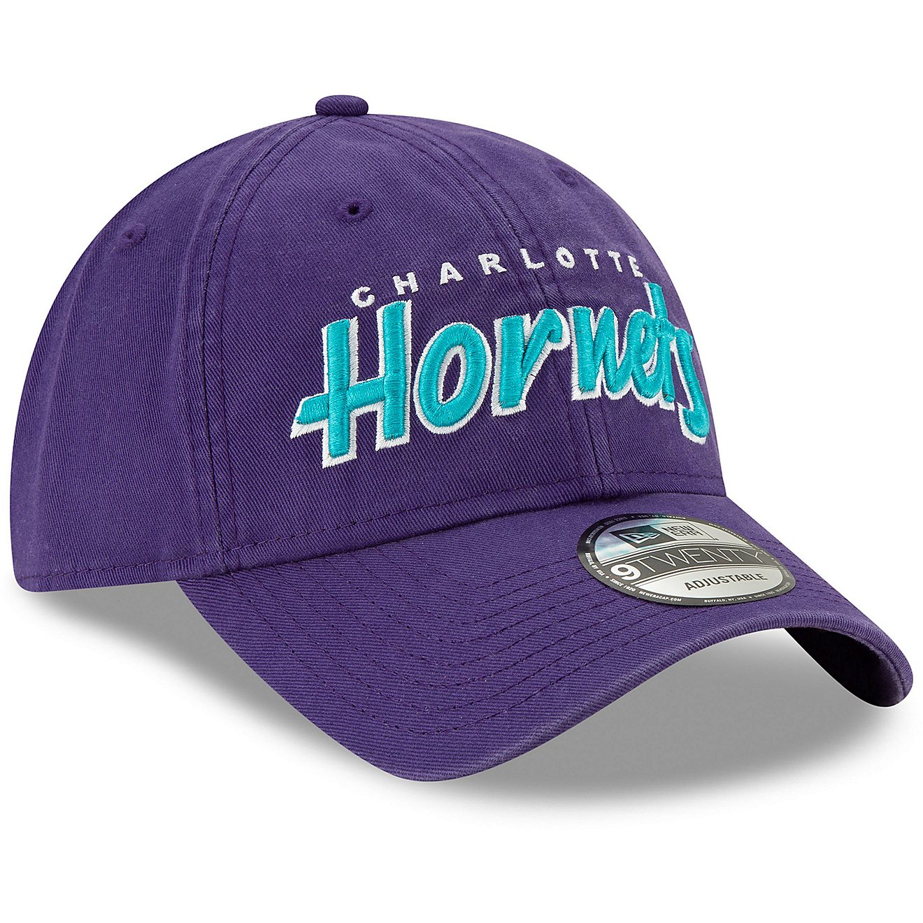 New Era Men's Charlotte Hornets 9TWENTY HWC Script Cap                                                                           - view number 3