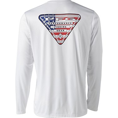 Columbia Sportswear Men's PFG Terminal Tackle Country Triangle Long Sleeve T-shirt